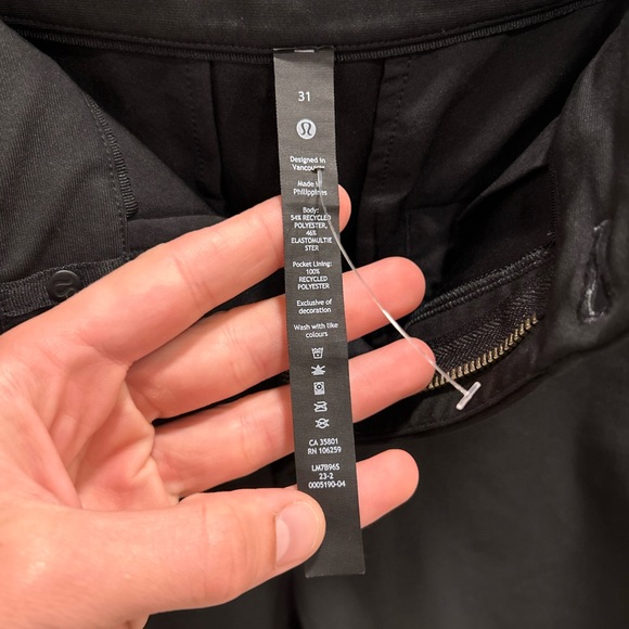 Lululemon Commission Short Classic Black 31 - Picture 6 of 7